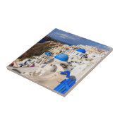 Traditionele Griekse huizen Tegeltje (Zijkant)