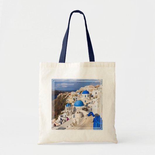 Traditionele Griekse huizen Tote Bag (Voorkant)