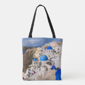 Traditionele Griekse huizen Tote Bag (Achterkant)