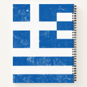 Traditionele Griekse vlag Recipe Cookbook Notitieboek (Achterkant)