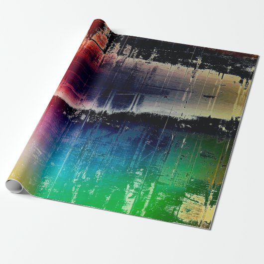 Traditionele grijze achtergrond, krasstructuur w cadeaupapier (Uitgerold)