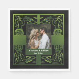 Traditionele groene Iers Keltisch Servet