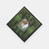 Traditionele groene Iers Keltisch Servet (Hoek)