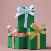 Traditionele groene inpakpapier vellen