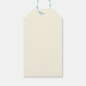 Traditionele groene pompoencandy labels cadeaulabel (Achterkant)