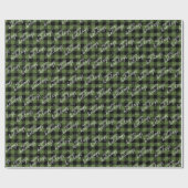 Traditionele groene zwarte buffelbus cadeaupapier (Vlak)