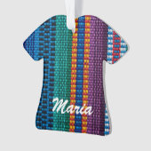 Traditionele Guatemalteekse textielvlies Ornament (voorkant)