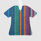 Traditionele Guatemalteekse textielvlies Ornament (achterkant)