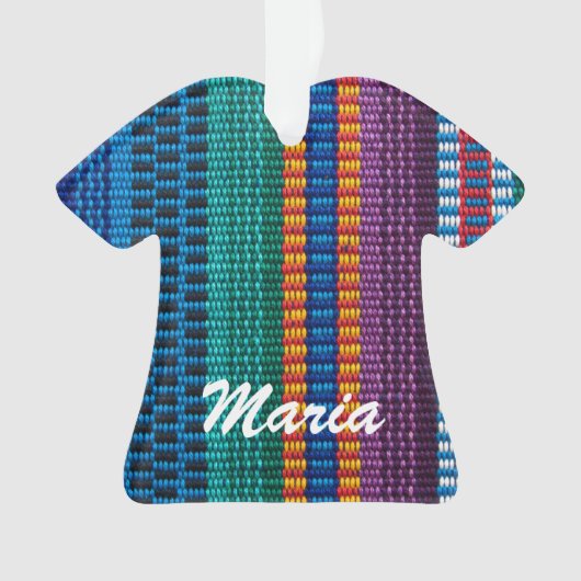 Traditionele Guatemalteekse textielvlies Ornament (voorkant)