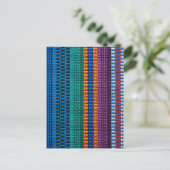 Traditionele Guatemalteekse weef Briefkaart (Staand voorkant)