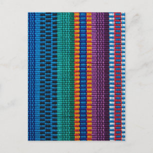 Traditionele Guatemalteekse weef Briefkaart