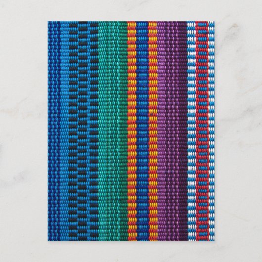 Traditionele Guatemalteekse weef Briefkaart (Voorkant)