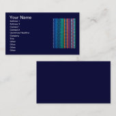 Traditionele Guatemalteekse weef Visitekaartje (Voorkant / Achterkant)