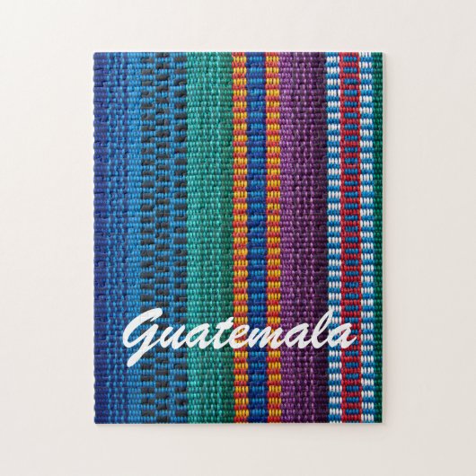 Traditionele Guatemalteekse weefsels weven aangepa Legpuzzel (Verticaal)