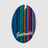 Traditionele Guatemalteekse weefsels weven aangepa Ornament (voorkant)