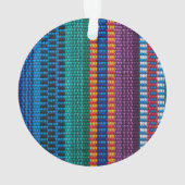 Traditionele Guatemalteekse weefsels weven aangepa Ornament (achterkant)