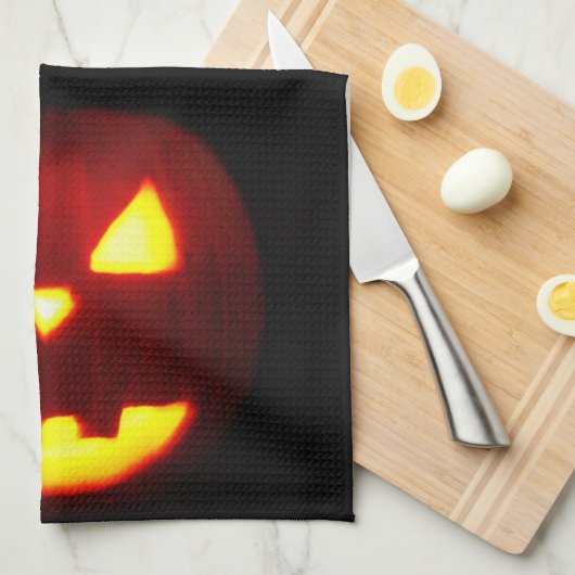 TRADITIONELE HALLOEEN PUMPKIN-handdoek Theedoek (Quarter Fold)