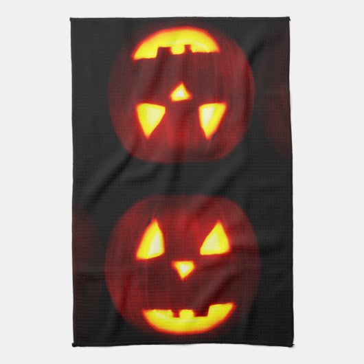 TRADITIONELE HALLOEEN PUMPKIN-handdoek Theedoek (Verticaal)