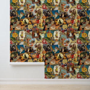 Traditionele halloween-ontkoppeling behang