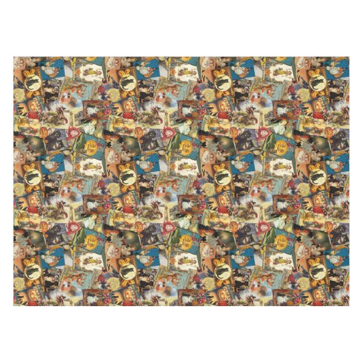 Traditionele halloween-ontkoppeling tafelkleed (Voorkant (Horizontaal))