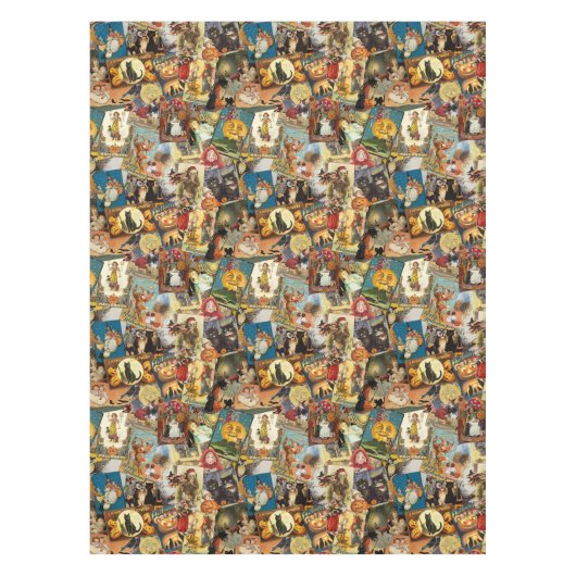 Traditionele  halloween-ontkoppeling tafelkleed (Voorkant)