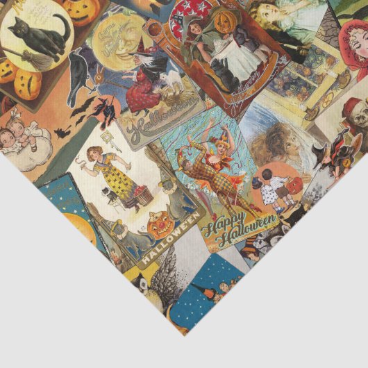 Traditionele halloween-ontkoppeling tissuepapier (Detail)