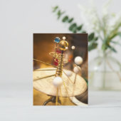 Traditionele handgemaakte messenmakerswerk met de briefkaart (Staand voorkant)