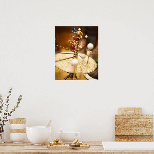 Traditionele handgemaakte messenmakerswerk met de poster (Keuken)