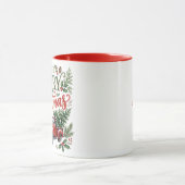 Traditionele handlettering Kersttruck Mok (Midden)