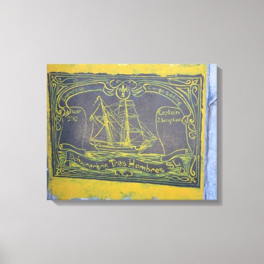 Traditionele Harbour Art Canvas Afdruk (Voorkant)