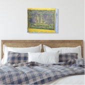 Traditionele Harbour Art Canvas Afdruk (Insitu (Slaapkamer))