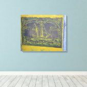 Traditionele Harbour Art Canvas Afdruk (Insitu (Houten vloer))