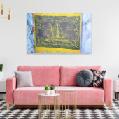 Traditionele Harbour Art Canvas Afdruk (Insitu (Woonkamer))