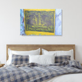 Traditionele Harbour Art Canvas Afdruk (Insitu (Slaapkamer))