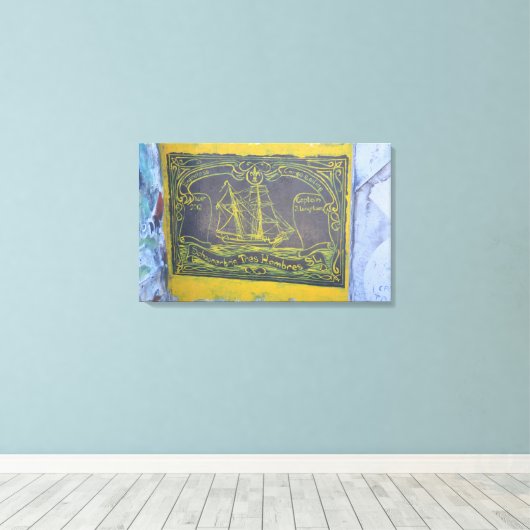 Traditionele Harbour Art Canvas Afdruk (Insitu (Houten vloer))