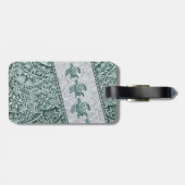 Traditionele Hawaïaanse tapa en honu Bagagelabel (Achterkant horizontaal)