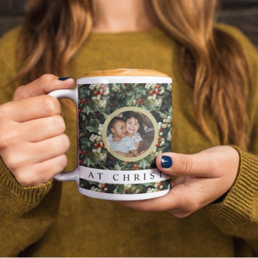 Traditionele Holly 3 foto Koffiemok