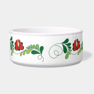 Traditionele Hongaarse matyo folk Voerbakje