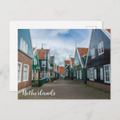Traditionele houten huizen in het dorp Marken Briefkaart (Voorkant / Achterkant)