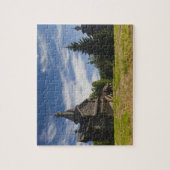 Traditionele houten Russisch-orthodoxe kerk Legpuzzel (Verticaal)