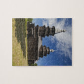 Traditionele houten Russisch-orthodoxe kerk Legpuzzel (Horizontaal)