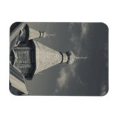 Traditionele houten Russisch-orthodoxe kerk Magneet (Horizontaal)