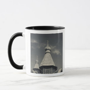 Traditionele houten Russisch-orthodoxe kerk Mok