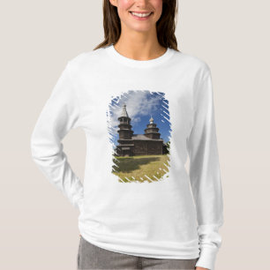 Traditionele houten Russisch-orthodoxe kerk T-shirt