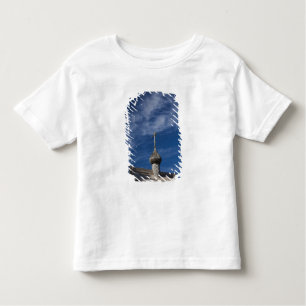Traditionele houten Russische orthodoxe kerk Kinder Shirts