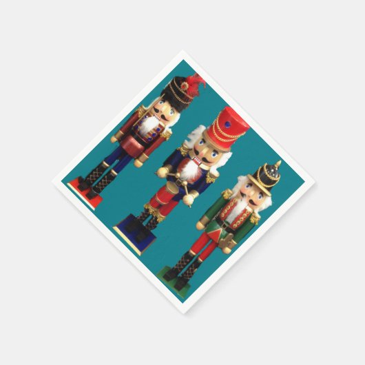 Traditionele houten waskraker figuren servetten (Hoek)