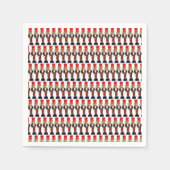 Traditionele houten waskraker figuren servetten (Voorkant)