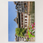 Traditionele Houthuizen Straatsburg Frankrijk Reiz Legpuzzel (Verticaal)