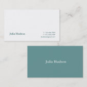 Traditionele Hudson-kaart Visitekaartje (Voorkant / Achterkant)