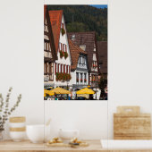 Traditionele huizen in Duitsland Poster (Keuken)